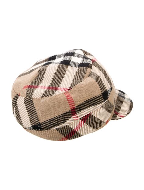 Burberry Nova Check Newsboy Hat 